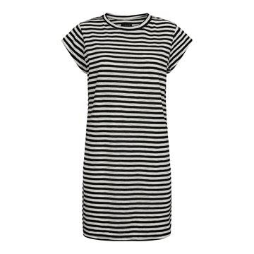 Liberte - Ulla Stripe T-shirt Dress - Black White
